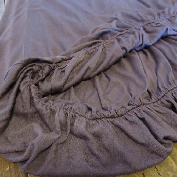 Vintage Miss Sixty Top Womens Large Brown Modal Relaxed Fit Halter Straps Soft - Picture 3 of 8